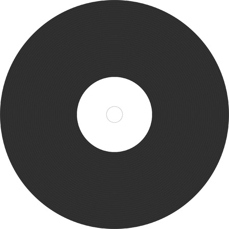Vinyl plateのイラスト素材
