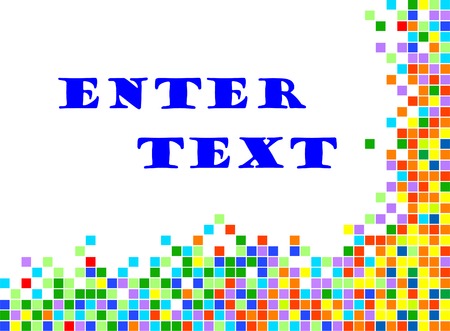 Abstract background with pixels. Vectorのイラスト素材