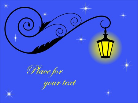 Beautiful background with lanternのイラスト素材