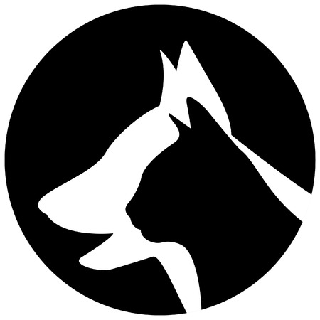 Veterinary logoのイラスト素材