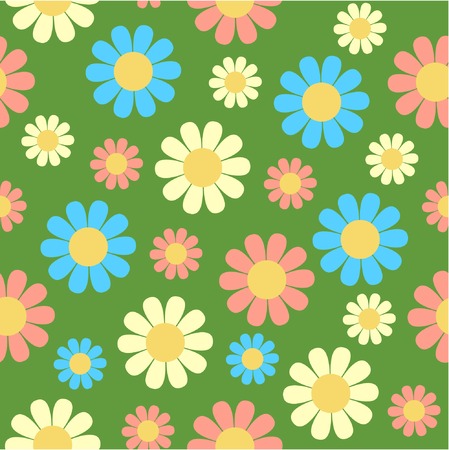 Seamless floral patternのイラスト素材