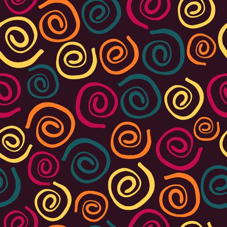 Seamless background from spiralsのイラスト素材