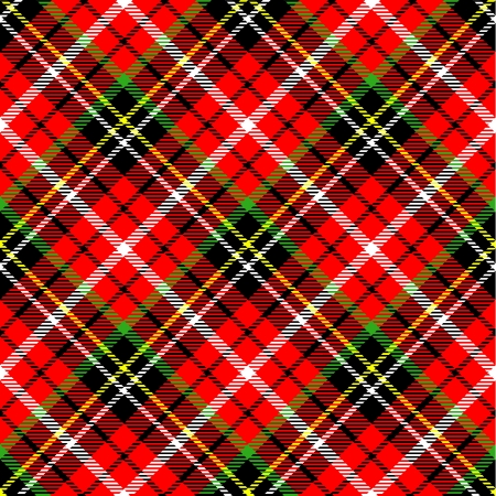 Seamless tartan patternのイラスト素材