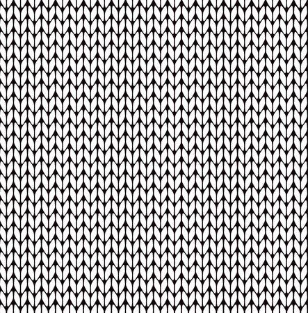 Seamless knitted patternのイラスト素材