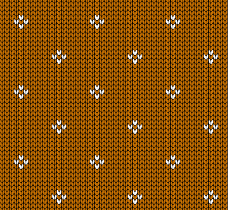 Seamless knitting patternのイラスト素材