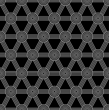 Seamless geometric vector patternのイラスト素材