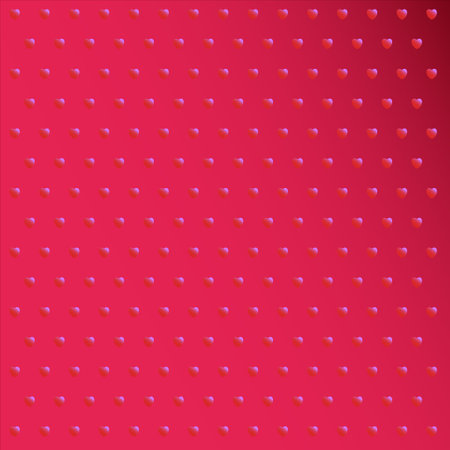Modern Glowing Pink Hearts Backgroundのイラスト素材