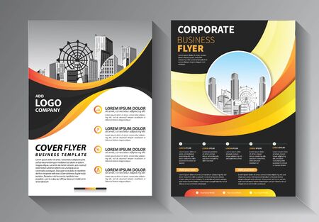 Business abstract vector template. Brochure design, cover modern layout, annual report, poster, flyer in A4 with colorful triangles, geometric shapes for tech, science, market with light backgroundのイラスト素材