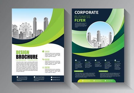 Business abstract vector template. Brochure design, cover modern layout, annual report, poster, flyer in A4 with colorful triangles, geometric shapes for tech, science, market with light backgroundのイラスト素材
