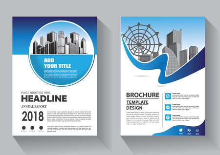 Business abstract vector template. Brochure design, cover modern layout, annual report, poster, flyer in A4 with colorful triangles, geometric shapes for tech, science, market with light backgroundのイラスト素材