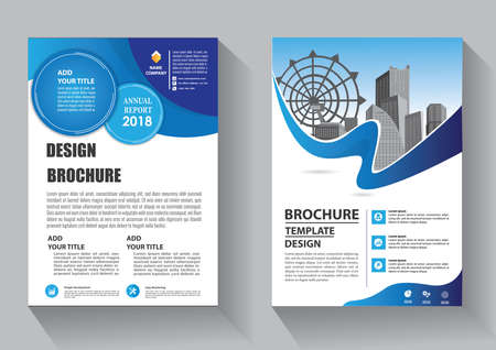 Business abstract vector template. Brochure design, cover modern layout, annual report, poster, flyer in A4 with colorful triangles, geometric shapes for tech, science, market with light backgroundのイラスト素材