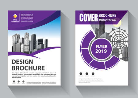 Brochure template layout, cover design annual report, magazine, flyer or booklet backgroundのイラスト素材