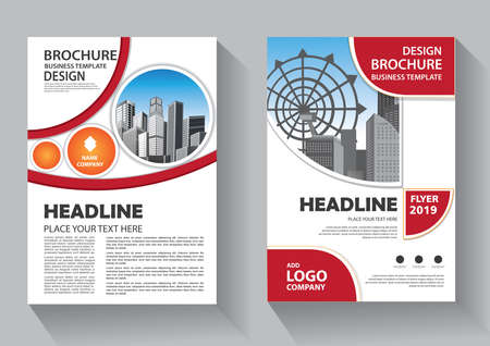 Brochure template layout, cover design annual report, magazine, flyer or booklet backgroundのイラスト素材