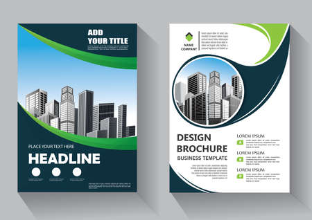 Business abstract vector template. Brochure design, cover modern layout, annual report, poster, flyer in A4 with colorful triangles, geometric shapes for tech, science, market with light backgroundのイラスト素材