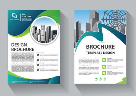 Business abstract vector template. Brochure design, cover modern layout, annual report, poster, flyer in A4 with colorful triangles, geometric shapes for tech, science, market with light backgroundのイラスト素材