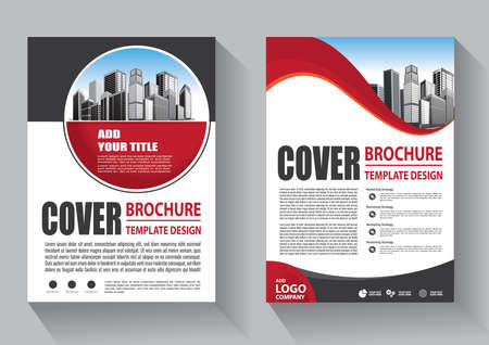 Business abstract vector template. Brochure design, cover modern layout, annual report, poster, flyer in A4 with colorful triangles, geometric shapes for tech, science, market with light backgroundのイラスト素材