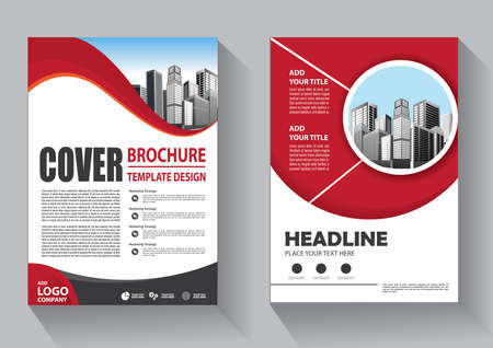 Business abstract vector template. Brochure design, cover modern layout, annual report, poster, flyer in A4 with colorful triangles, geometric shapes for tech, science, market with light backgroundのイラスト素材