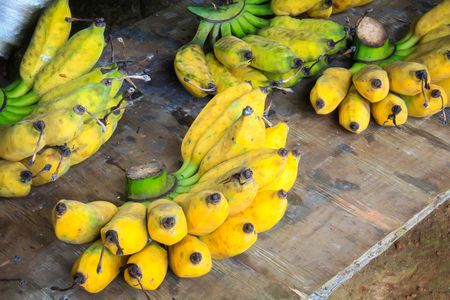 Banana in market.の写真素材