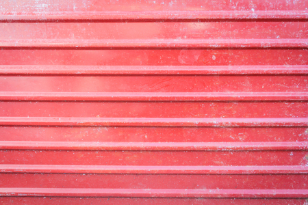 Old Zinc rust  red wall on backgroundの写真素材