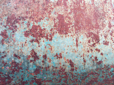 Old rusted old metal sheet and eroded on backgroundの写真素材