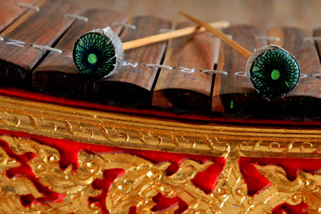 Thailand xylophone on a miracle .の写真素材