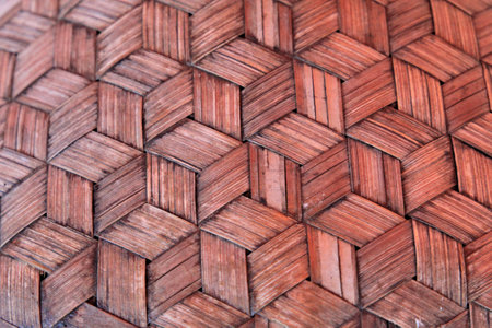 Bamboo pattern Thailandの写真素材