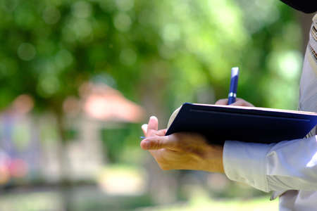 businessman working and plans for business