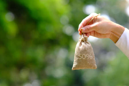 saving money and business growth concept,finance and investment conceptの写真素材