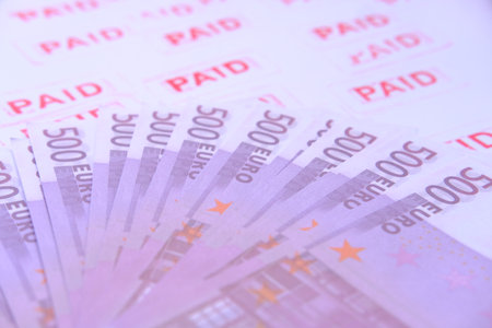 Banknote money background and saving money concept