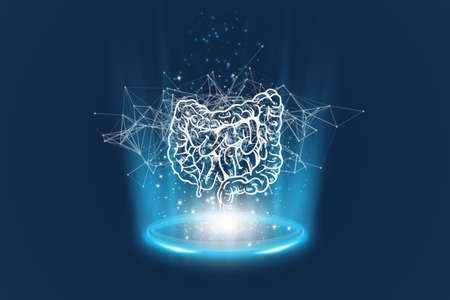 Artificial intelligence and machine learning concept. Vector illustration.の写真素材