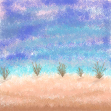 Abstract painting background , Colorful pretty texture drawing by hand. Digital indigo wallpaper.の写真素材