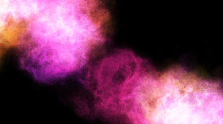 Space background with realistic nebula and shining stars, colorful universe with star, magic color...