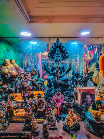 Sacred things according to the beliefs of Thai people,holy thing,,holy object.の写真素材