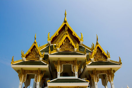 Roof of Wat khun Inthapramul,Thailand