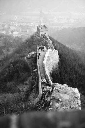 the great wall of Chinaのeditorial素材