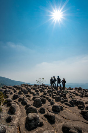Phu Hin Rong Kla National Park, Phetchaboon, Thailandの写真素材