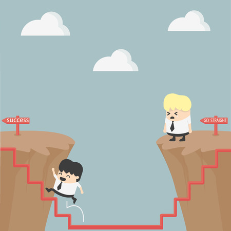Businessman and solutionのイラスト素材