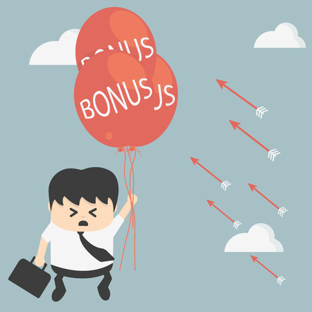 Businessman, not a bonusのイラスト素材