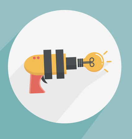 gun ideas iconのイラスト素材