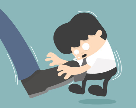 Kicked Outのイラスト素材