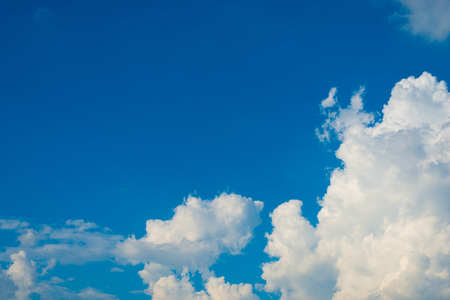 Clouds with blue skyの写真素材
