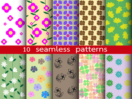 seamless pattern flowerのイラスト素材