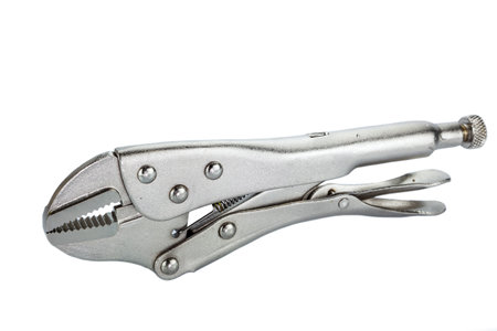 Locking Pliers With Closed Jaws.の写真素材