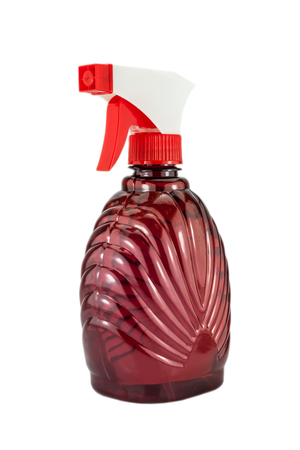 Spray bottle glass cleaner  on a white backgroundの写真素材