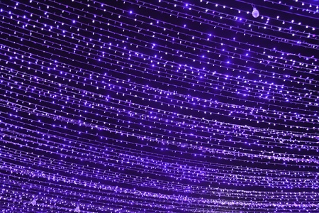 The lightline of light blubs are in the celebration events.の写真素材