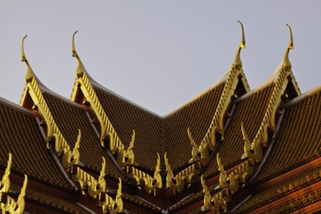 Wat Benchamabophit Dusitvanaram is a Buddhist temple (wat) in the Dusit district of Bangkok, Thailand. Also known as the marble temple, it is one of Bangkok's most beautiful temples and a major tourist attraction. It typies Bangkok's ornate style of high の写真素材