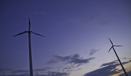 The wind turbine - the alternative source for sustainable energy.