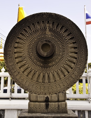 The holy stone element of the Buddhism ubosot architecture.の写真素材