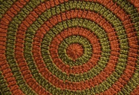 The close-up details of the pattern of the fabrication textile の写真素材