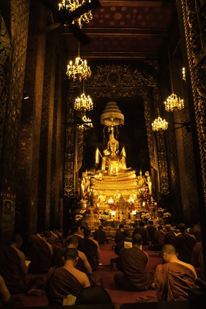 Bavorn Temple is one of the most beautiful temple of Bangkok Thailand.のeditorial素材